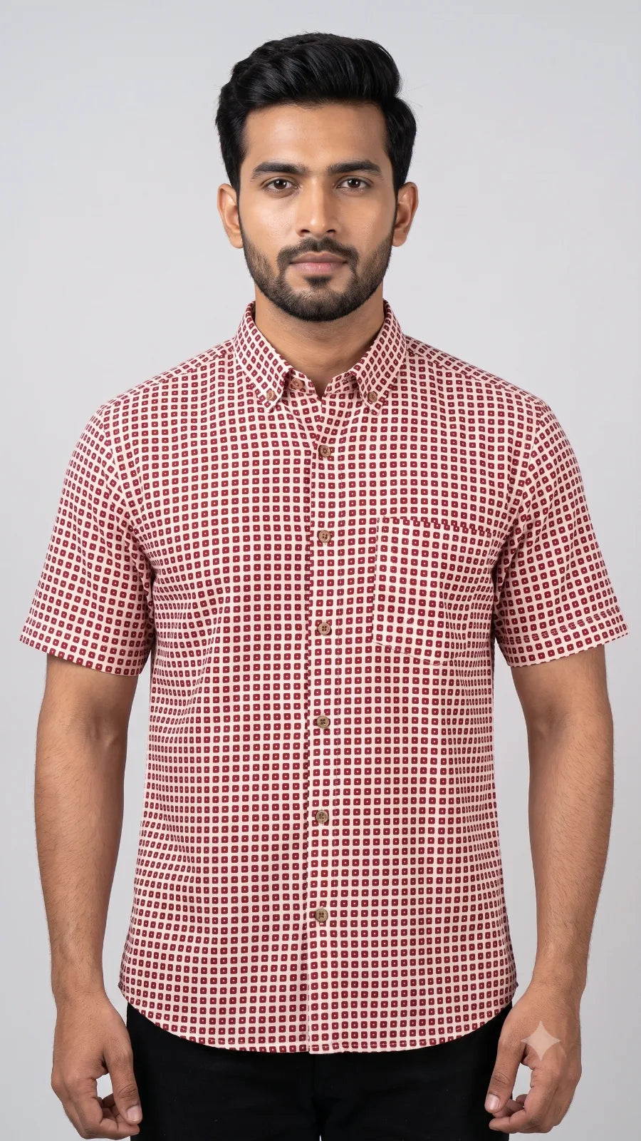 Hand Block Printed Shirt K-08