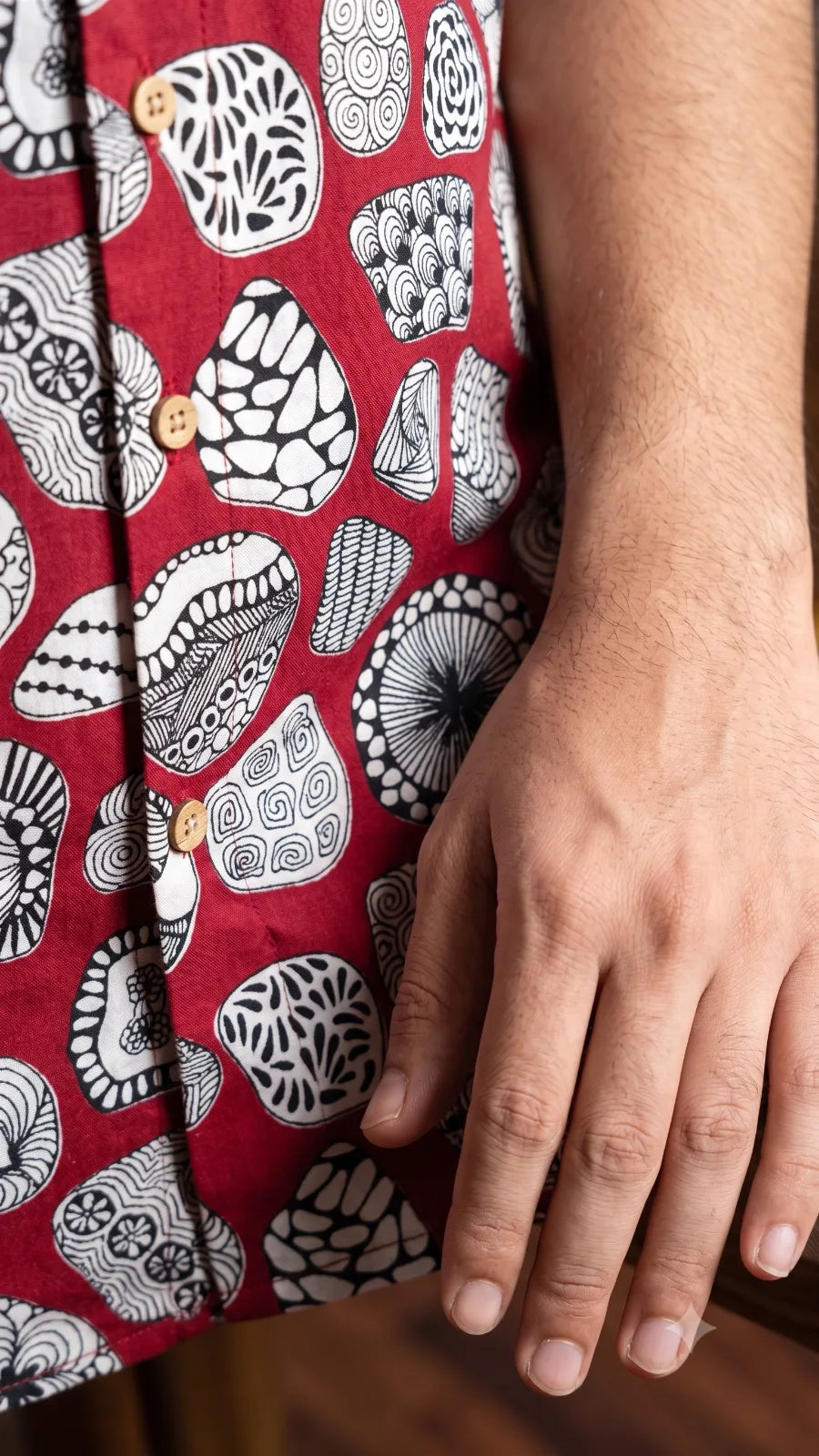 Hand Block Printed Shirt K-03
