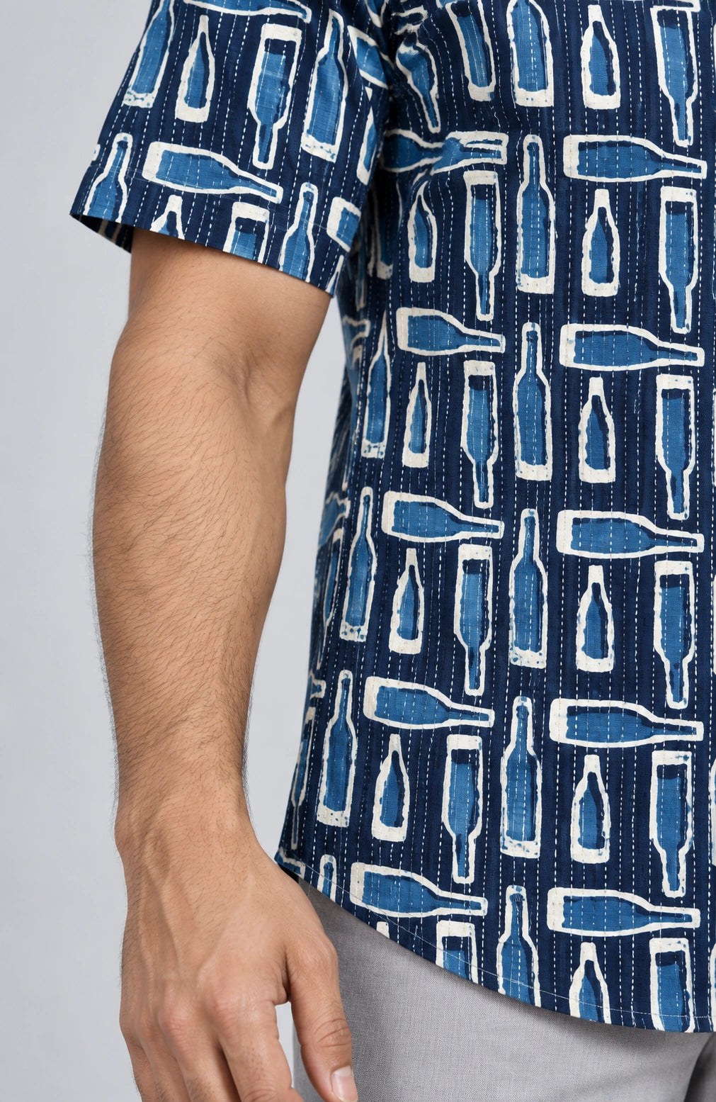 Hand Block Printed Shirt K-10