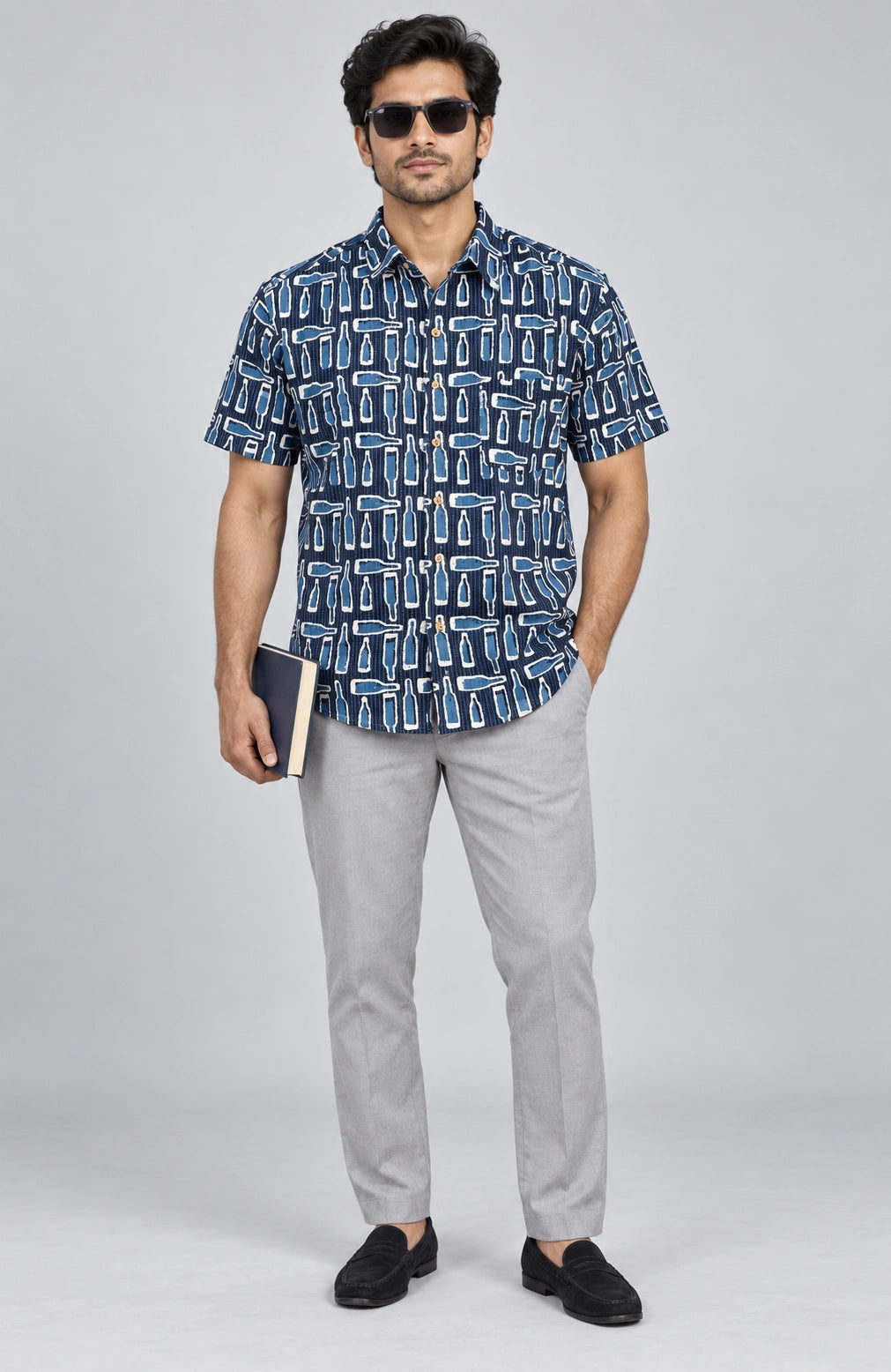 Hand Block Printed Shirt K-10