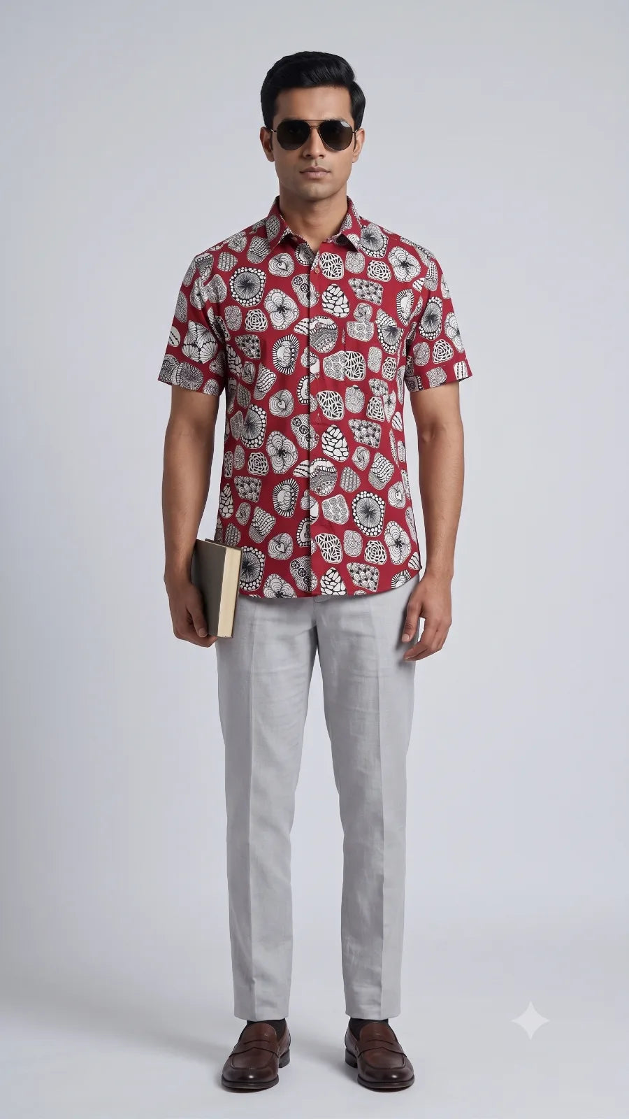 Hand Block Printed Shirt K-03