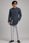 Hand Block Printed Full Sleeve Short Kurta K-11
